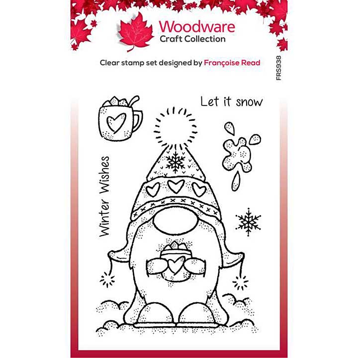 SO: Woodware Clear Singles - Winter Gnome (4x6 Stamp)