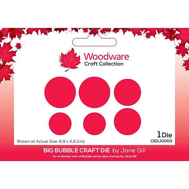 Woodware Jane Gill Big Bubble Craft Die