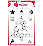 Woodware Clear Singles Big Bubble - Christmas Tree Stamp (4x6)