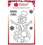 SO: Woodware Clear Singles Big Bubble - Snowman Stamp (4x6)