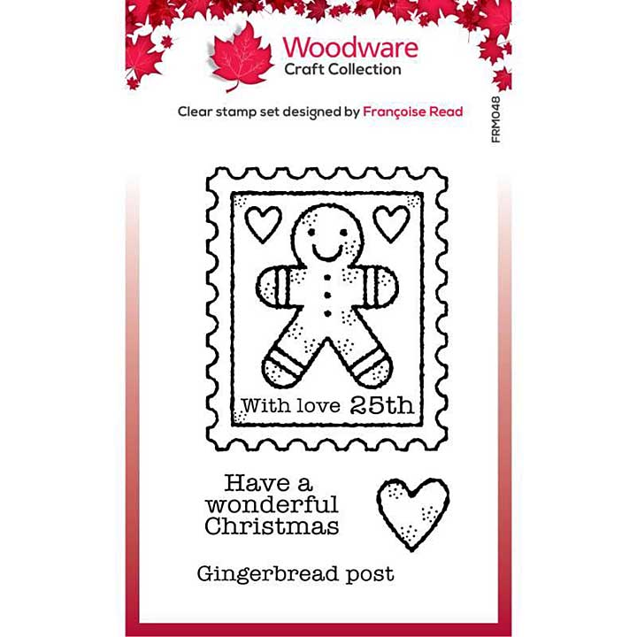Woodware Clear Singles Gingerbread Man Stamp FR22 (3x4)