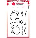 Woodware Clear Singles Gloves Stamp FR22 (3x4)