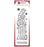 Woodware Clear Singles Tall Snowman Stamp FR22 (8x2.6)