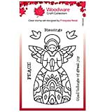 Woodware Clear Singles Angel Blessings Stamp FR22 (4x6)