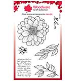 Woodware Clear Singles Ditsy Daisy  4 in x 6 in Stamp