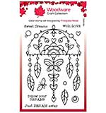 Woodware Clear Singles Garden Dream Catcher 4 in x 6 in Stamp