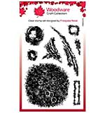 Woodware Clear Singles Texture Palette 6 in x 8 in Stamp
