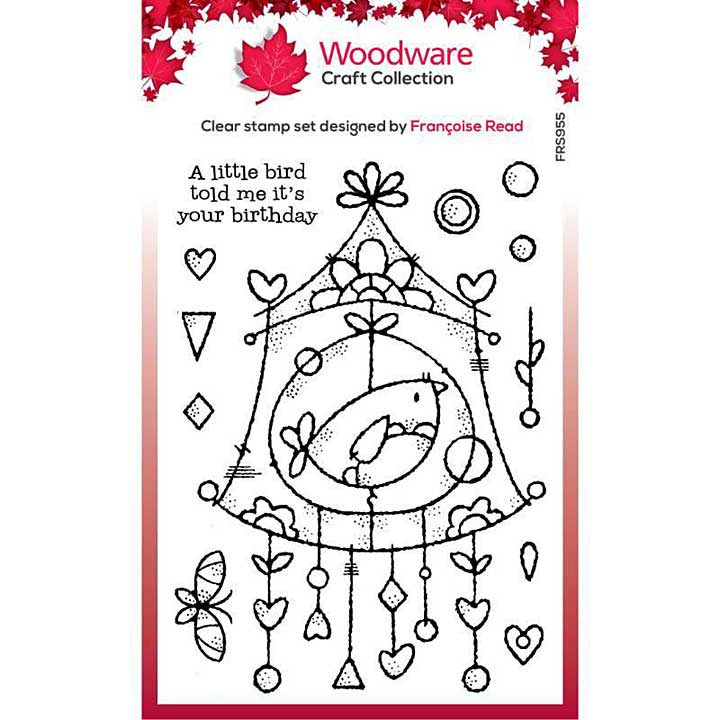 Woodware Clear Singles Wire Birdhouse 4 in x 6 in Stamp