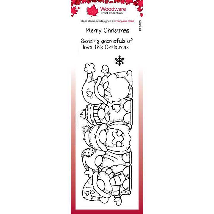 SO: Woodware Clear Singles Christmas Gang Stamp Set (8x2.6)