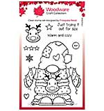 Woodware Clear Singles Cozy Gnome Jumper Stamp Set (4x6)