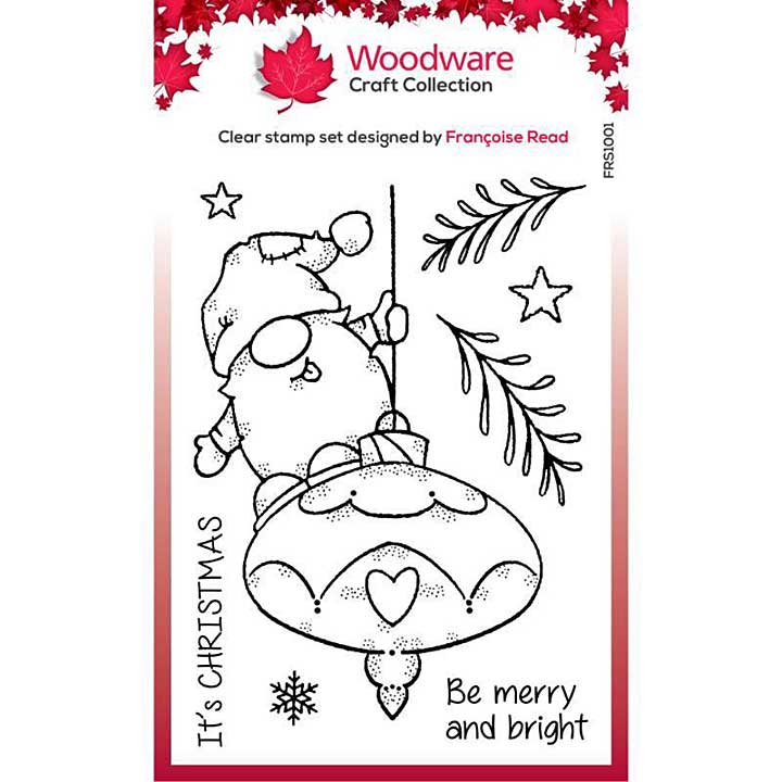 Woodware Clear Singles Funtime Gnome Stamp Set (4x6)