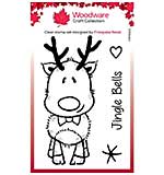 Woodware Clear Singles Mini Rudolph Stamp (3x4)