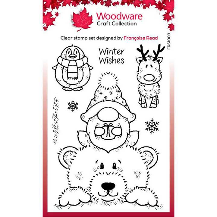 Woodware Clear Singles Norman and Friends Stamp Set (4x6)