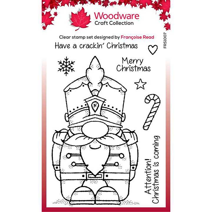 Woodware Clear Singles Nutcracker Gnome Stamp Set (4x6)