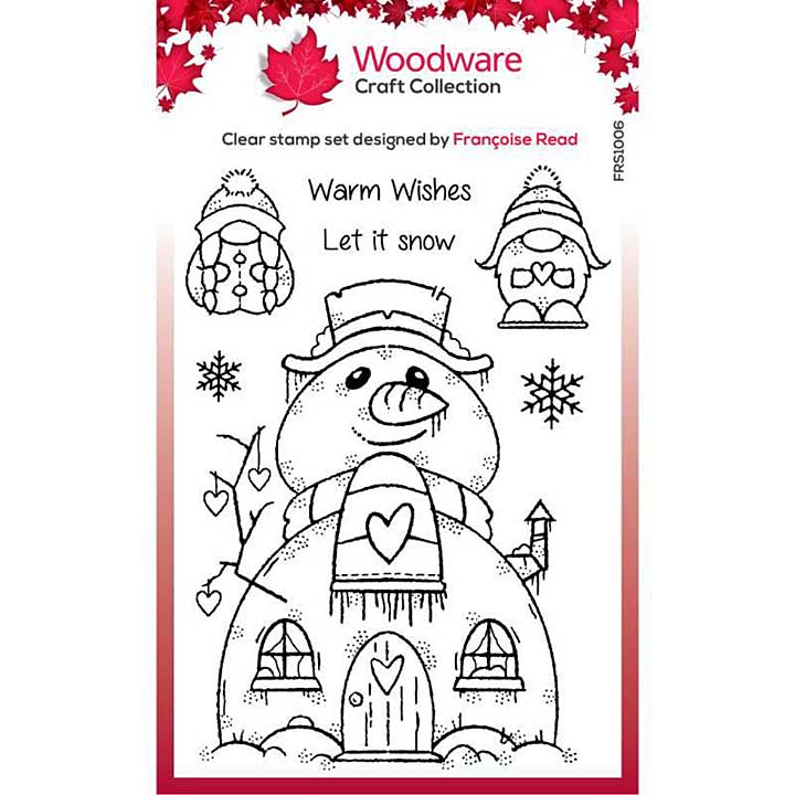 SO: Woodware Clear Singles Snow Gnomes Stamp Set (4x6)
