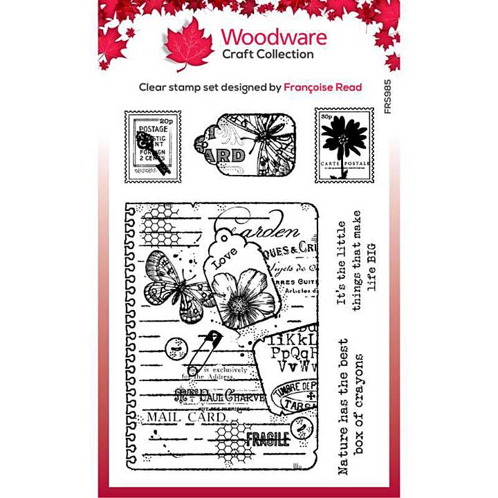 Woodware Clear Singles Garden Journal 4 in x 6 in Stamp