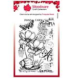Woodware Clear Singles Garden Snail 4 in x 6 in Stamp