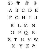 Alphabet tiles