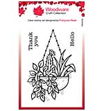 Woodware Hanging Basket Clear Stamp