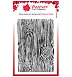 Woodware Woodgrain Clear Stamps