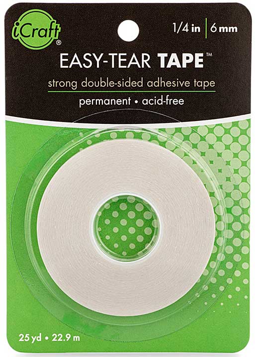 iCraft Easy-Tear Tape - .25X25yd