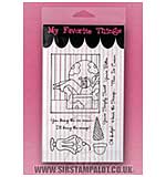 SO: MFT Clear Stamp Set - Heres the Scoop