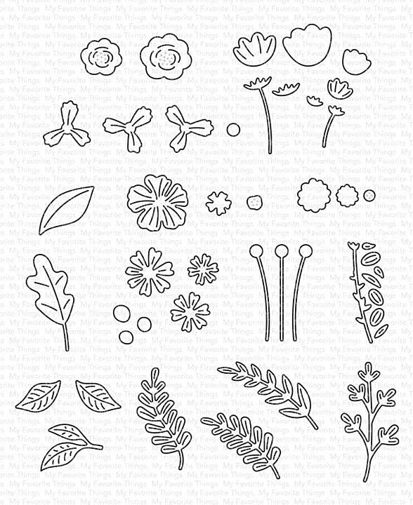 My Favorite Things Flowers and Filler Die-Namics