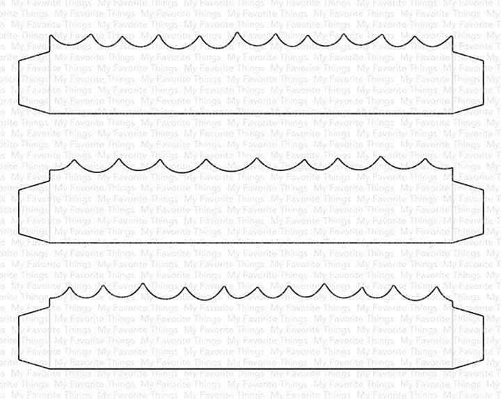 My Favorite Things Mini Slimline Outside the Box Waves Die-namics