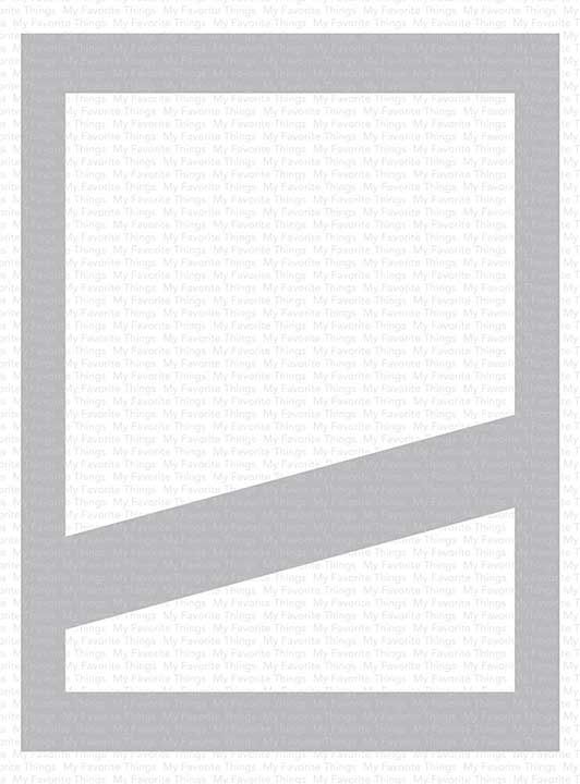 My Favorite Things Smart Mask - Diagonal High - Low Strip Stencil