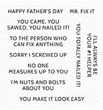 My Favorite Things Tool Talk Clear Stamps