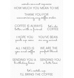 Coffee Order Clear Stamps