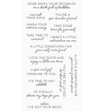 Time to Unwind Clear Stamps