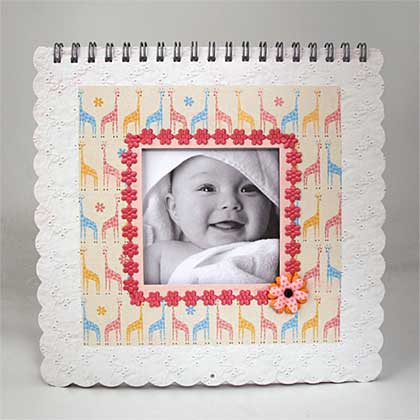 SO: 10x10 - Moment and Memories Thirteen Month Calendar - Baby Girl