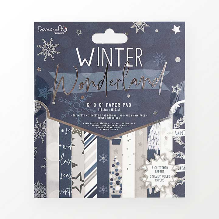 Dovecraft Winter Wonderland 6x6 Inch Paper Pad