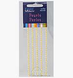 SO: Crystal Stickers - Pearls Perles - 3mm Pale Gold
