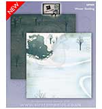 BC Glitter Paper - Winter Sledding (12x12)