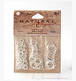 Embellishments - Thick Jump Rings - Shiny Silver [D]