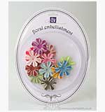 Prima Floral Embellishments - Frosty Flowers - Winter [D]