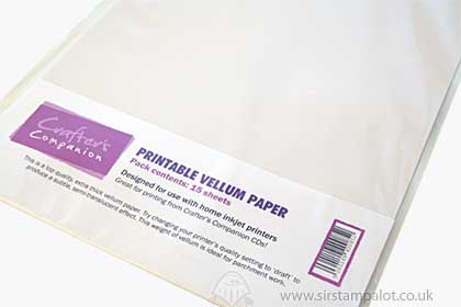 SO: Printable Vellum Paper - (15 sheets)