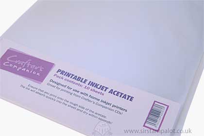 Printable Inkjet Acetate - (8 sheets)
