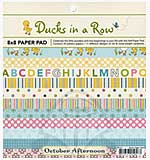 SO: October Afternoon 8x8 Paper Pad - Ducks in a Row [D]