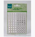 SO: Marianne Design - Adhesive Pearls/Gems - Ivory/Clear [D]