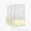Pinflair - Novelty Easel Cards w/Envelopes - White (3 pcs)