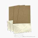 SO: Pinflair - Novelty Easel Cards w/Envelopes - Brown (3 pcs)