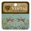 SO: Vintaj - Natural Brass - Dragonfly (set of 2)