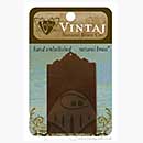 SO: Vintaj - Natural Brass - Large Ornate Tag