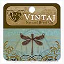 SO: Vintaj - Natural Brass - Dragonfly Connector