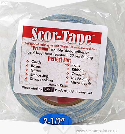 SO: Scor-Tape  (2 1/2\") - Premium Double-Sided Adhesive Tape