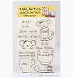 SO: Inky Antics - HoneyPOP Clear Stamp Set - Teacup Mouse