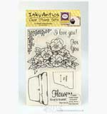 SO: Inky Antics - HoneyPOP Clear Stamp set - Potted Violets